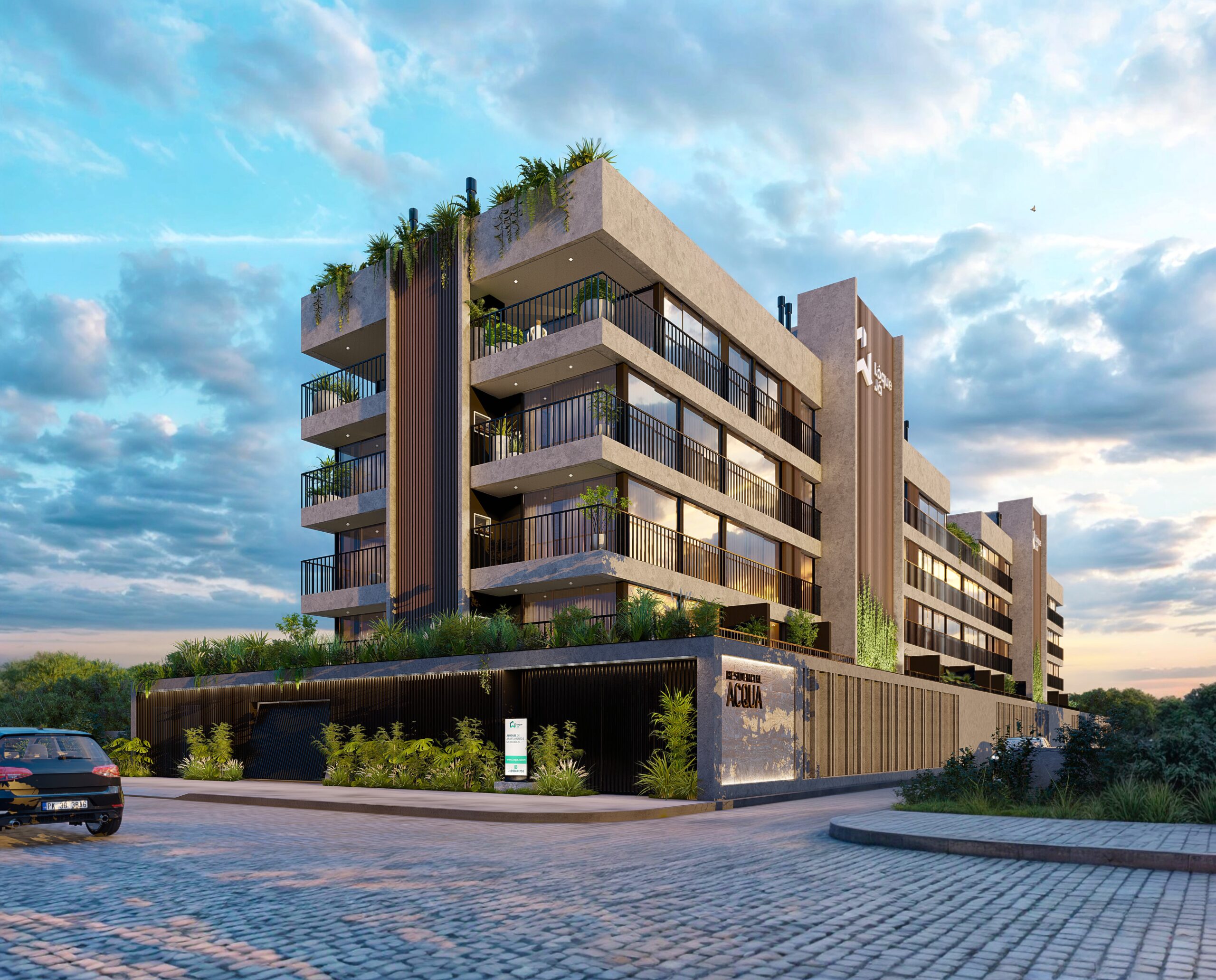 Residencial Acqua em Joinville - Construtora Grupo JM - imóvel novo em Joinville