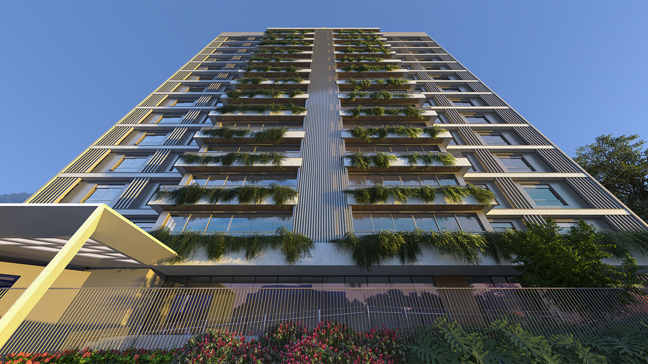 Fachada Vancouver Otto Boulevard Wecon Empreendimentos - imóvel novo JLLE SC 03