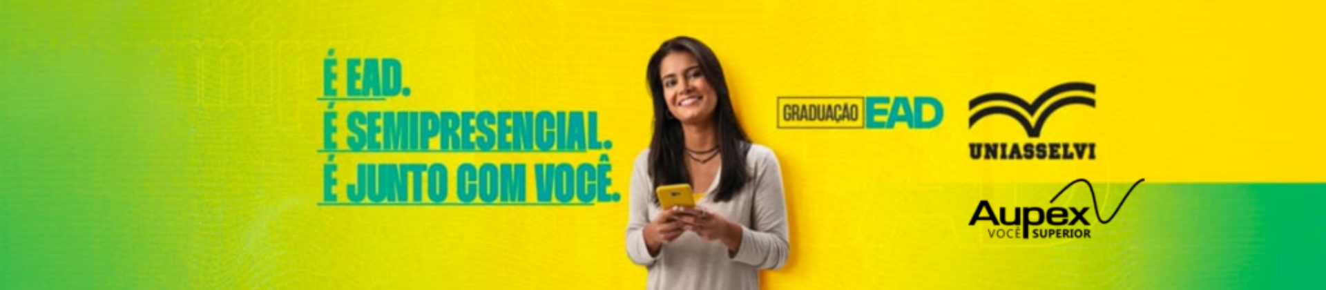 banner aupex - faculdade em Joinville